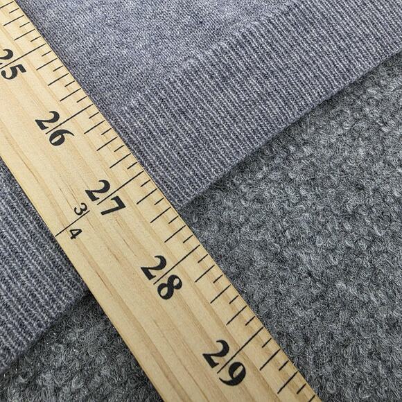 J McLaughlin Sweater Womens Small Gray Cashmere V Neck Knit Pullover Casual - Picture 8 of 15